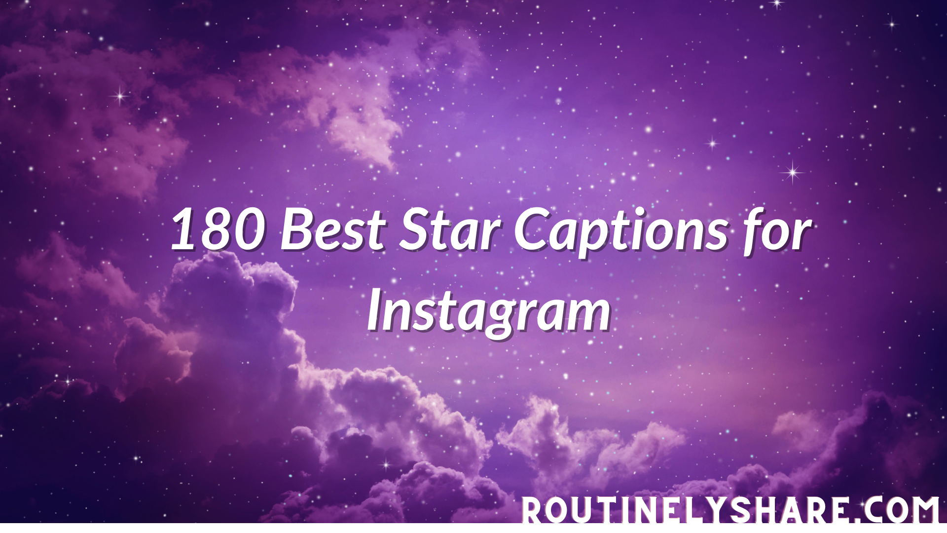 stars captions instagram